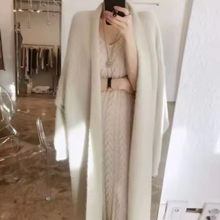 Damski długi kardigan dzianinowy | Oversized