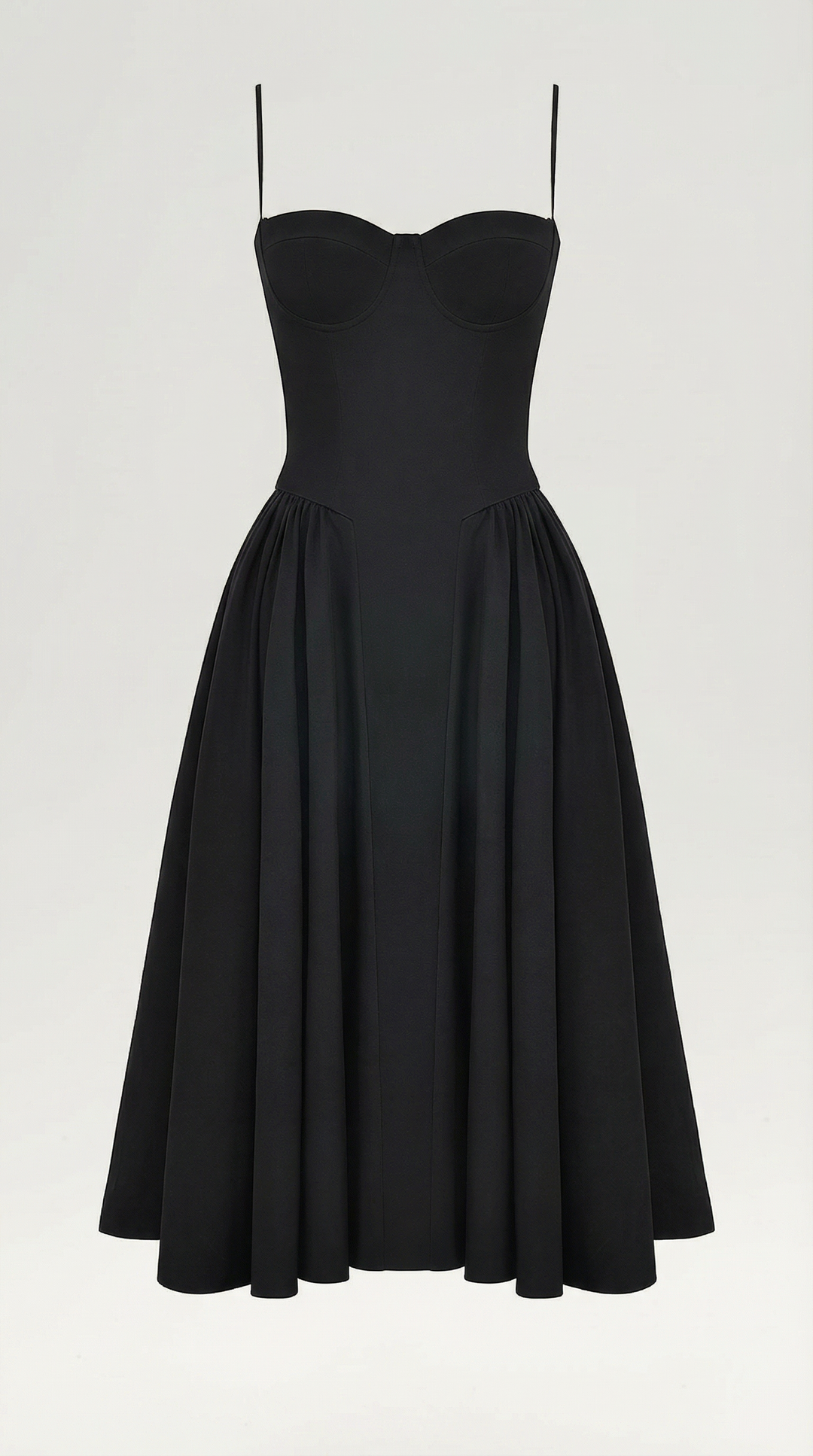 Damen Kleid Blumenmuster | Midi