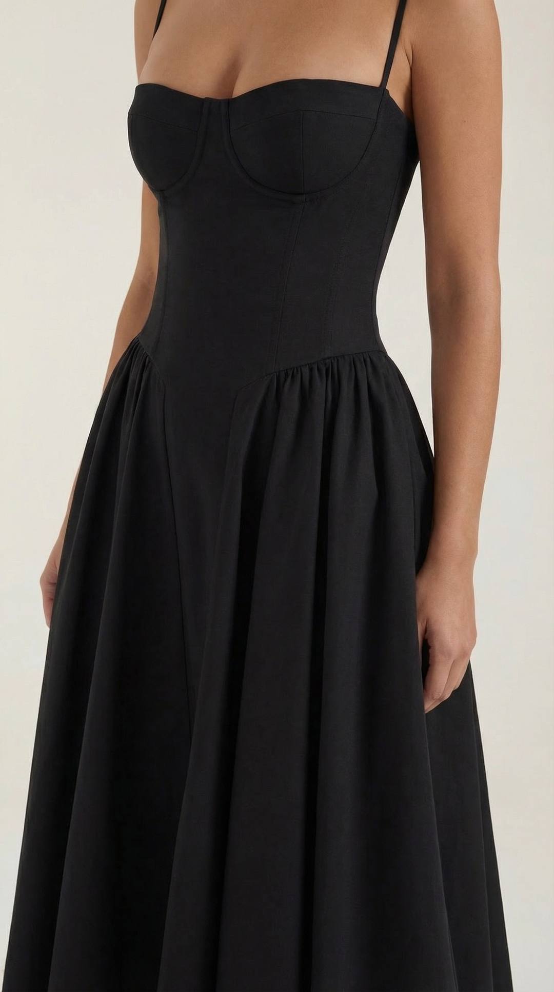 Damen Kleid Blumenmuster | Midi