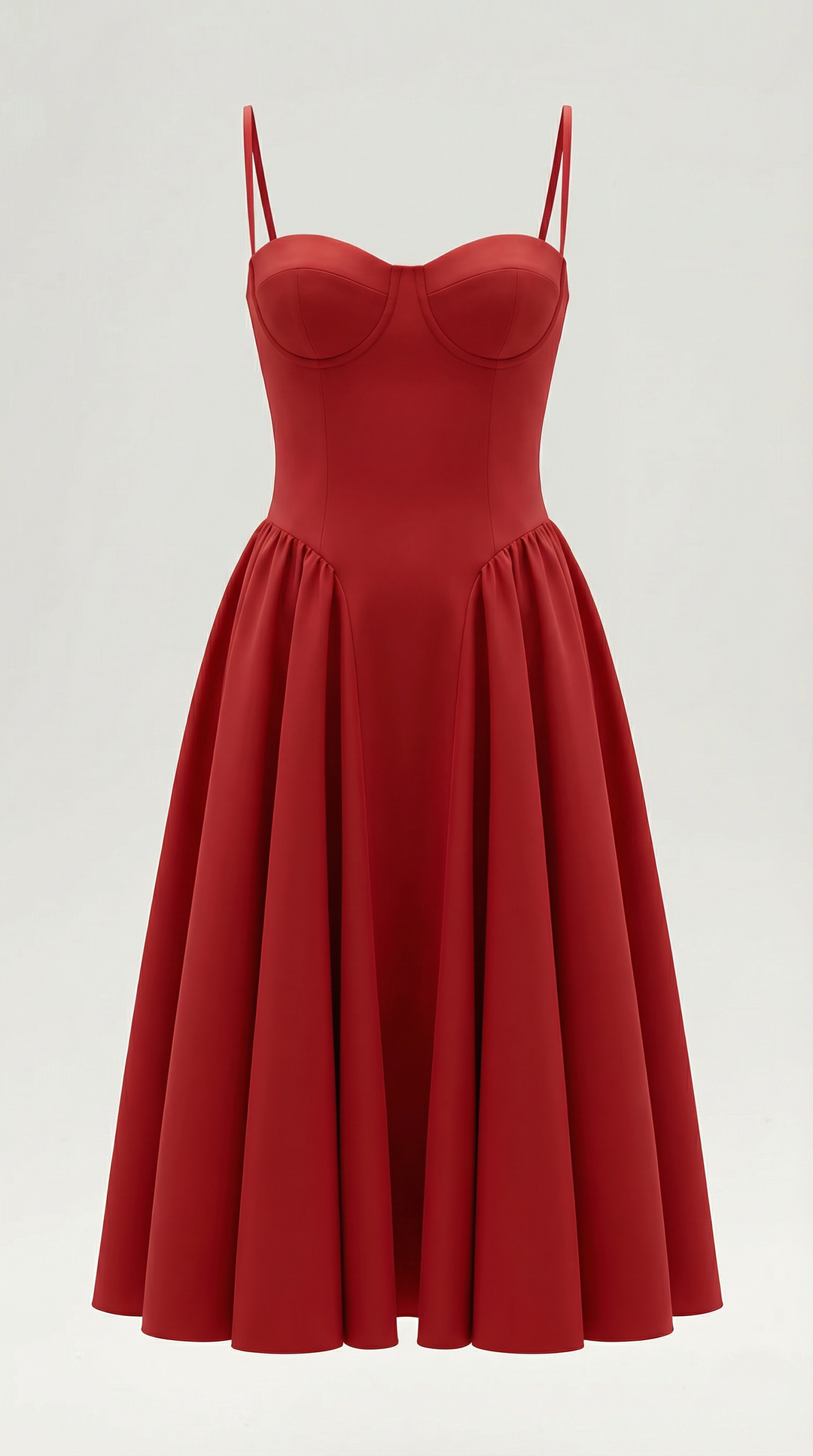 Damen Kleid Blumenmuster | Midi