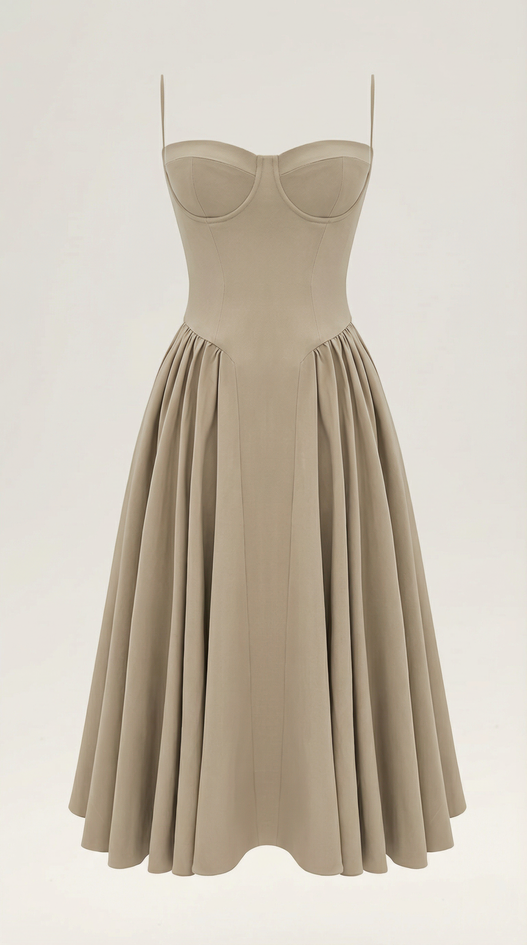 Damen Kleid Blumenmuster | Midi