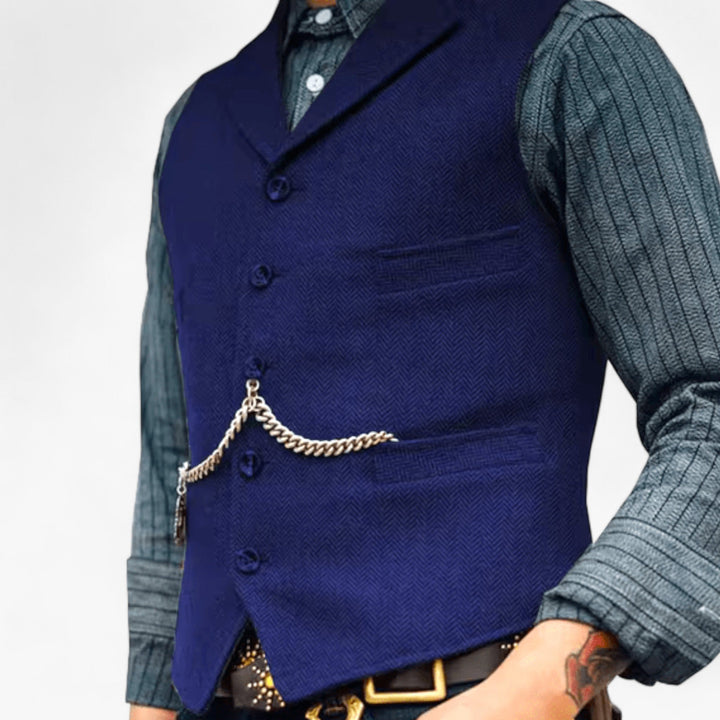 Herren Formelle Weste | Mit Kette