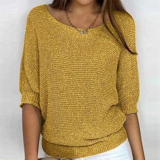 Damski Luźny Sweter | Rękaw 3/4