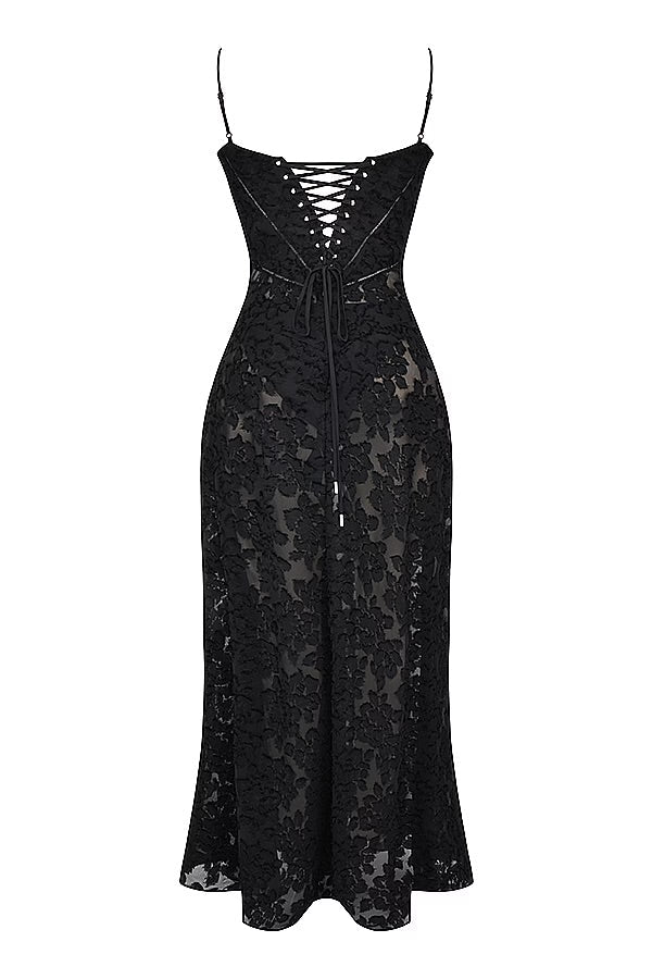 Damen Figurformendes Kleid mit Blumenmuster | Maxi