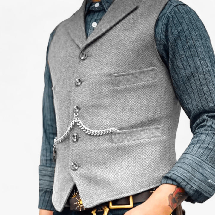 Herren Formelle Weste | Mit Kette