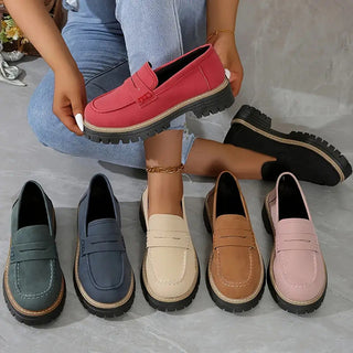 Damskie ortopedyczne loafersy | Antypoślizgowe