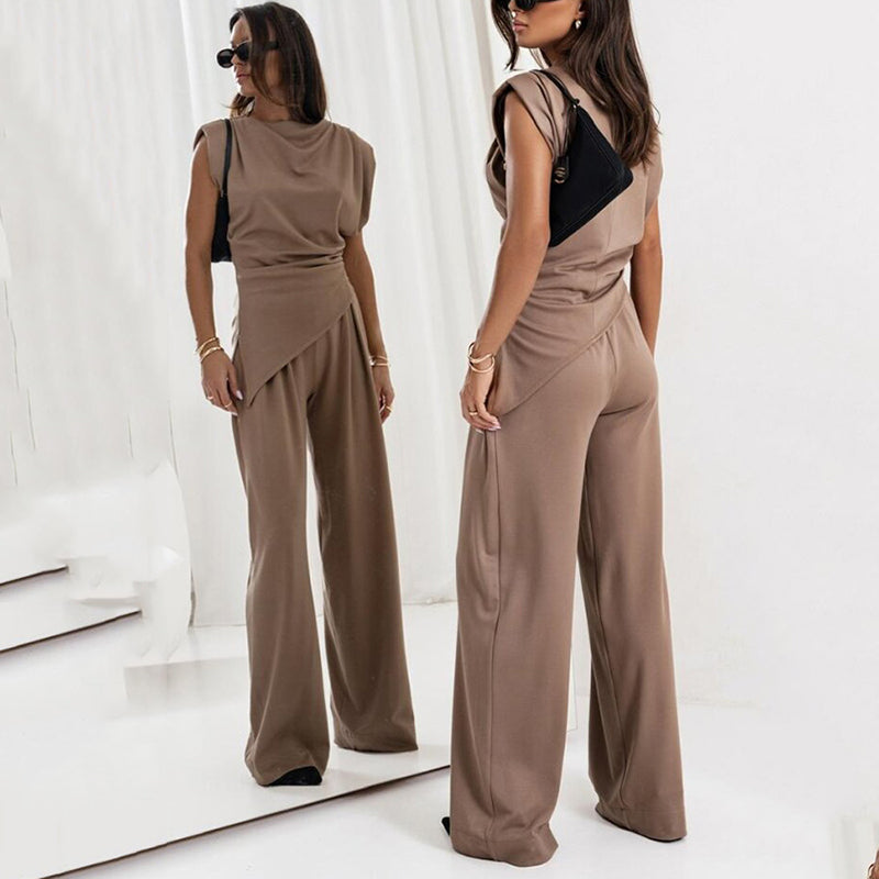 Damen Ärmelloser Overall | Locker Elegant