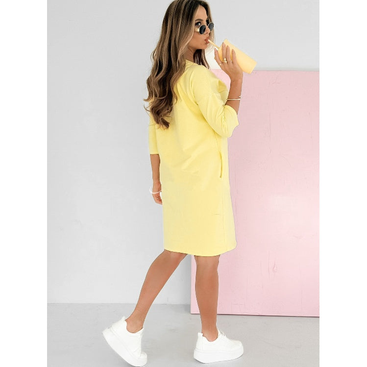 Damen Kleid mit 3/4-Ärmeln | Mini