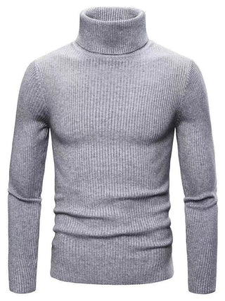 Męski sweter z ribbowanym splotem | Golf