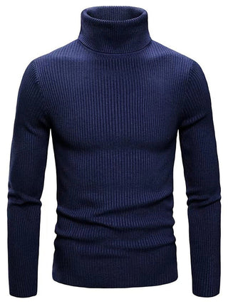 Męski sweter z ribbowanym splotem | Golf