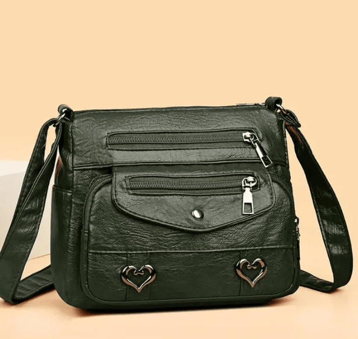 Women's Shoulder Bag | Multi-Zipper