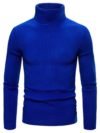 Męski sweter z ribbowanym splotem | Golf