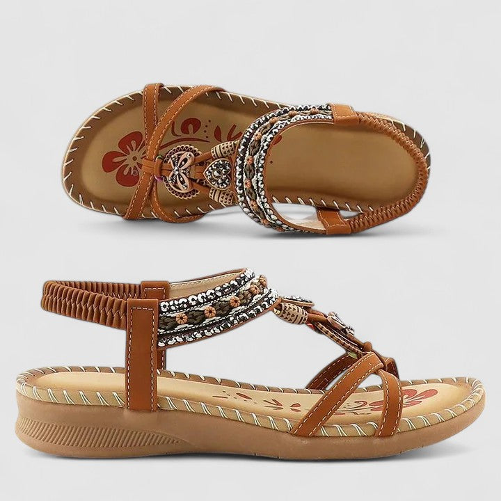 Damen Orthopädische Boho Sandalen | Offene Zehen