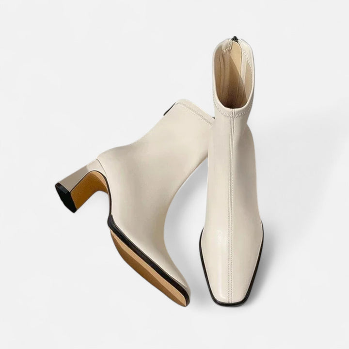 Women's Ankle Boots with Square Toe | Block Heel