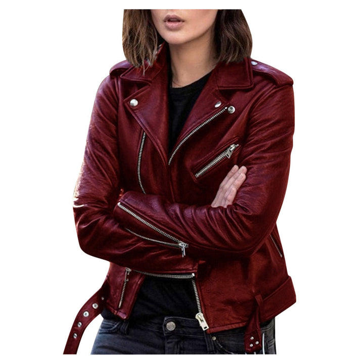 Damenjacke mit Reißverschluss | Biker-Stil