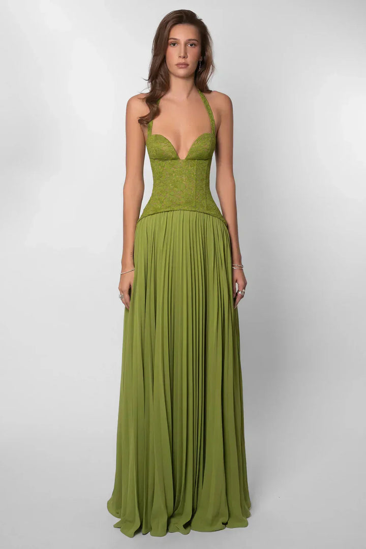 Damen elegantes Hochzeitskleid | Maxi