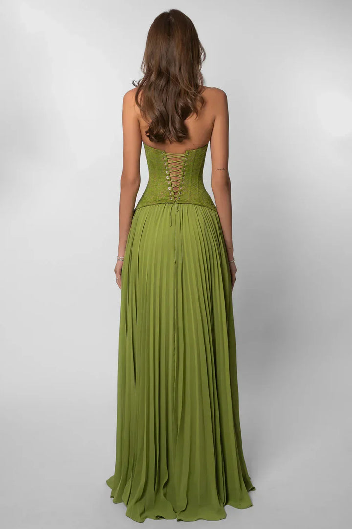 Damen elegantes Hochzeitskleid | Maxi