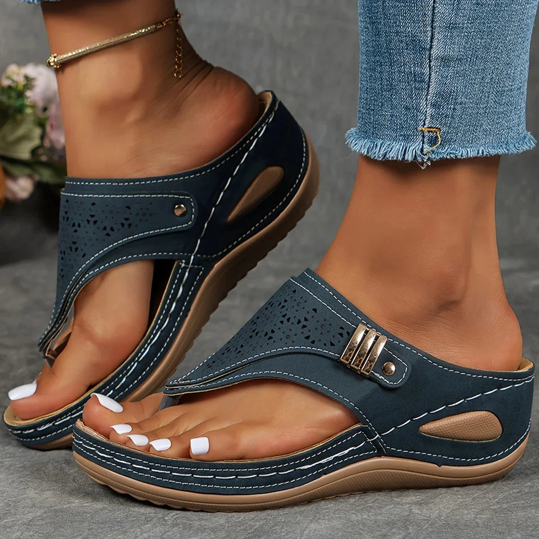 Damen Sandalen mit offenen Zehen | Zum Hineinschlüpfen