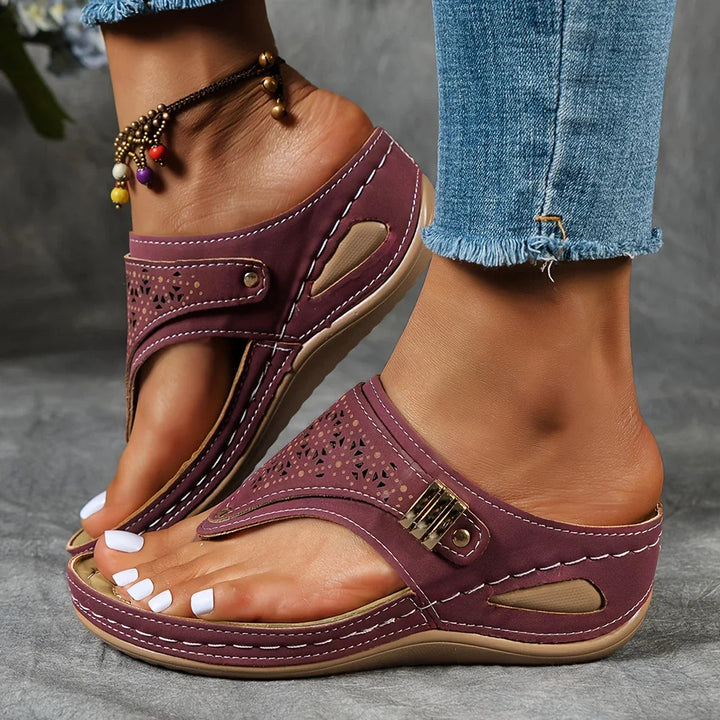 Damen Sandalen mit offenen Zehen | Zum Hineinschlüpfen
